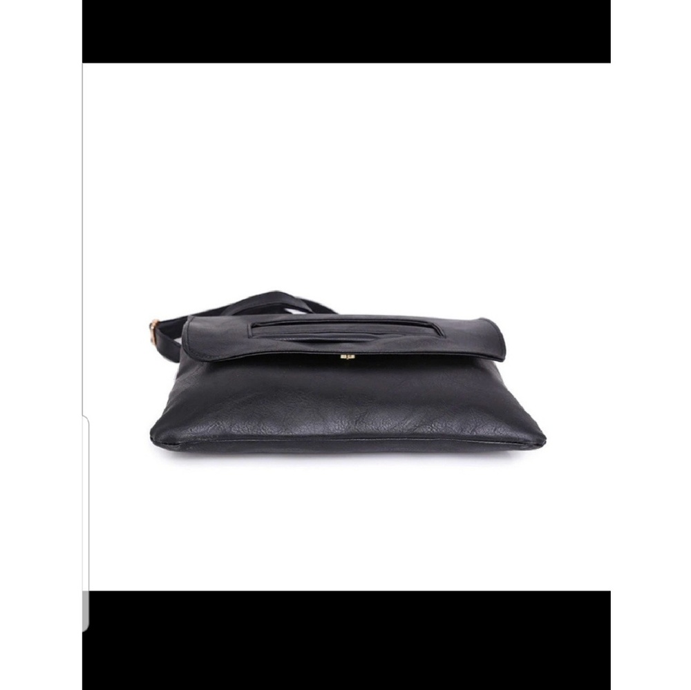 Middle strap leather envelope clutch - Picture 5 of 6
